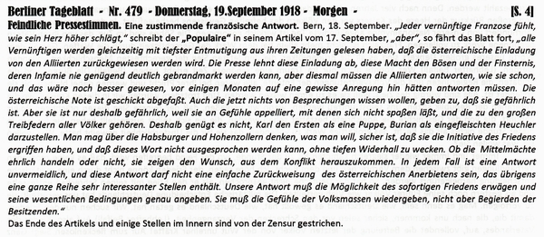 1918-09-19-01-Frz-Presse zu Burian-BTB