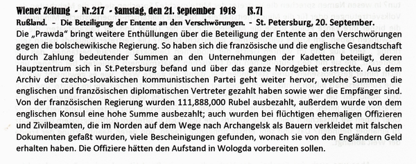 1918-09-21-Rußland-02-Wiener Zeitung