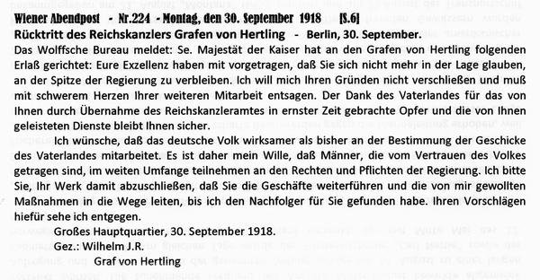 1918-09-29-30-Rücktritt Hertling-WZ