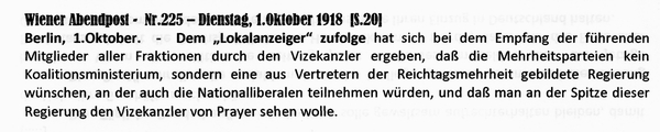 1918-10-01-Rücktritt-Hertling-Pressestimmen-04-Wiener Zeitung