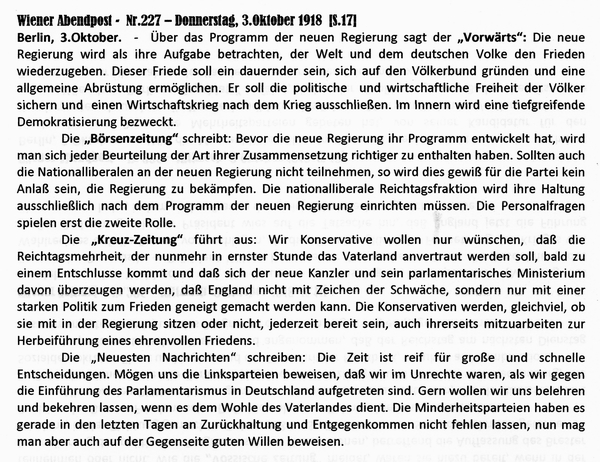 1918-10-03-Kanzler Max von Baden-Kommentare-Wiener Zeitung-05