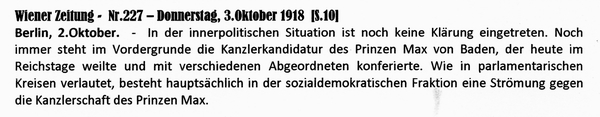 1918-10-03-SPD gegen Max Kandidatur-WZ