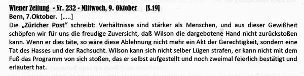 1918-10-09-USA-Frankr-Parlamentarisierung-Wiener Zeitung-02