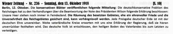 1918-10-13-01-Dt Presse konservativ-WZ