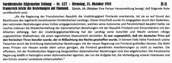 1918-10-15-25-Franz beendet Bezihg z Finnld-NAZ