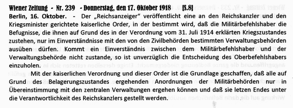 1918-10-17-033-Änderung Belagerungszustand-WZ