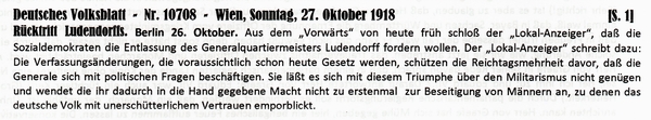 1918-10-27-001-Rücktritt Ludendorff-DVB